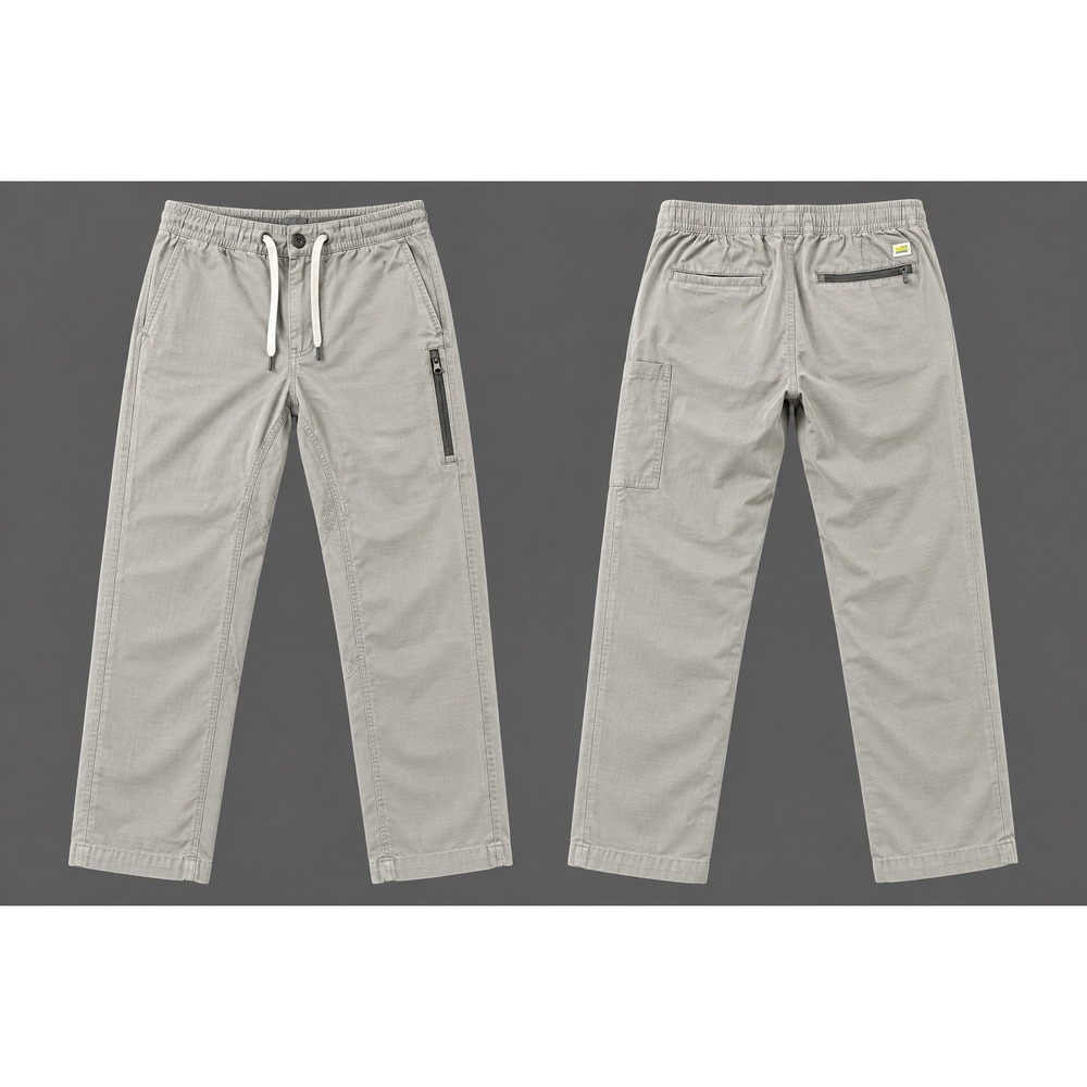 Vuori  Ripstop Climber Pants MENS L Gray Organic Cotton Blend V412